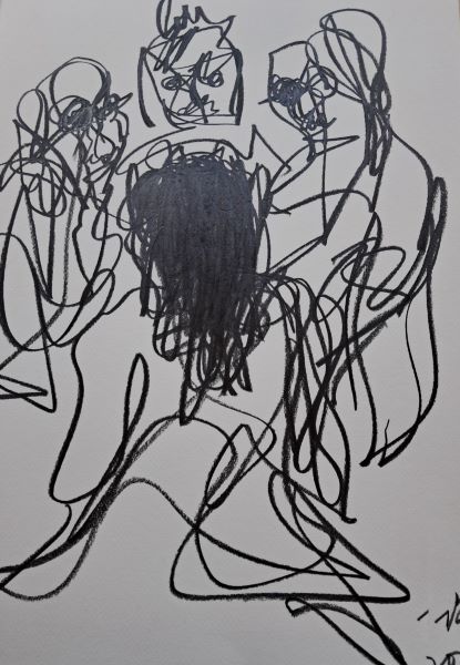 [2024] Untitled, Graphite on paper, Size Unknown